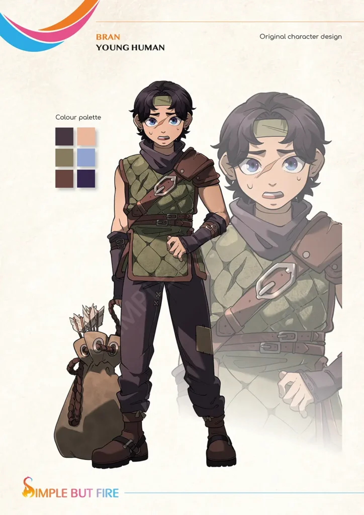 Simple but Fire character fantasy child Simple but Fire character fantasy child