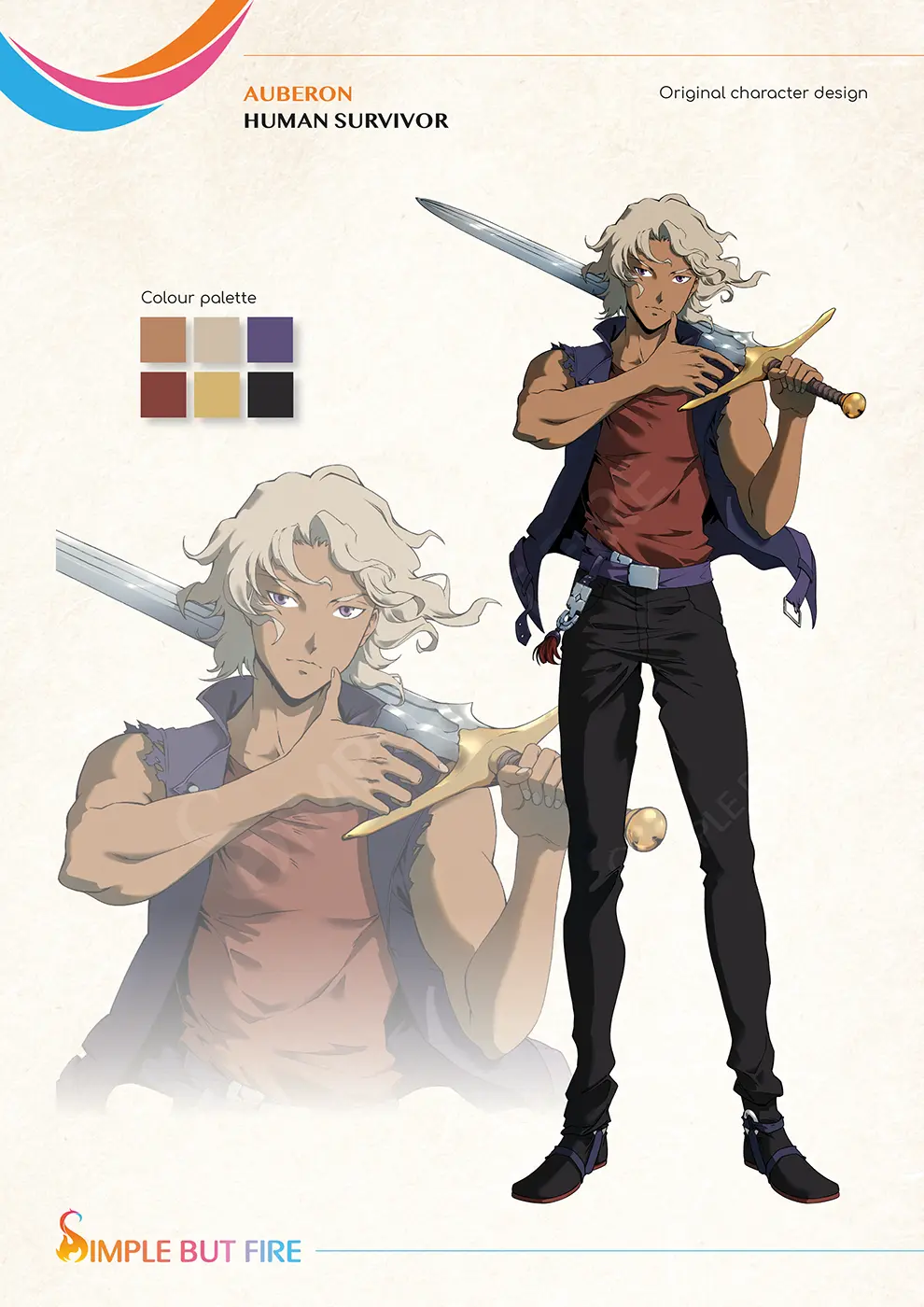 Simple but Fire character design urban fantasy Simple but Fire character design urban fantasy