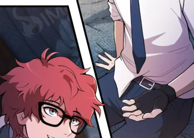 Simple but Fire webtoon panel selection: Shattered Realms - Death isn't Permanent
