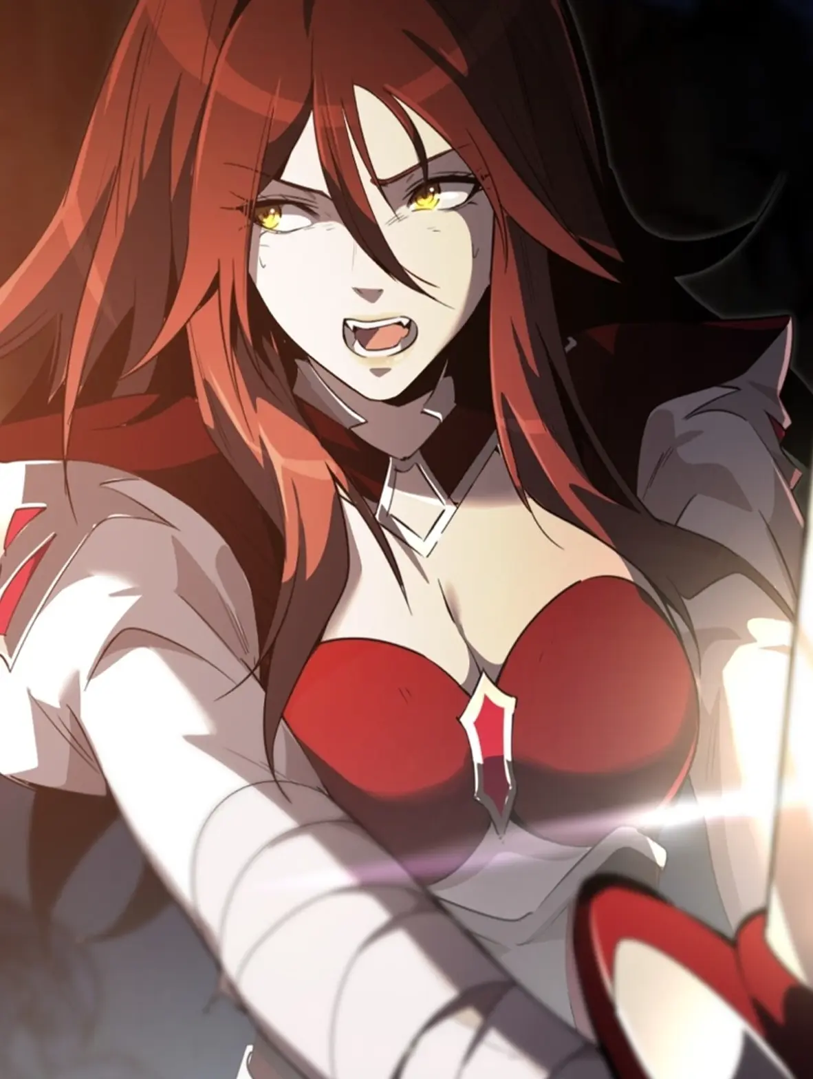 Webtoon panel from the Nightmare Realm Summoner series, coloured by Simple but Fire Webtoon panel from the Nightmare Realm Summoner series, coloured by Simple but Fire