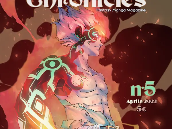 Preview of a cover for a manga magazine